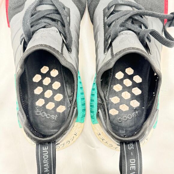 Adidas NMD_R1 Japan Heel Core Black Glory Green Lush Red Mens Sz 11 Shoes EF426 main image 13